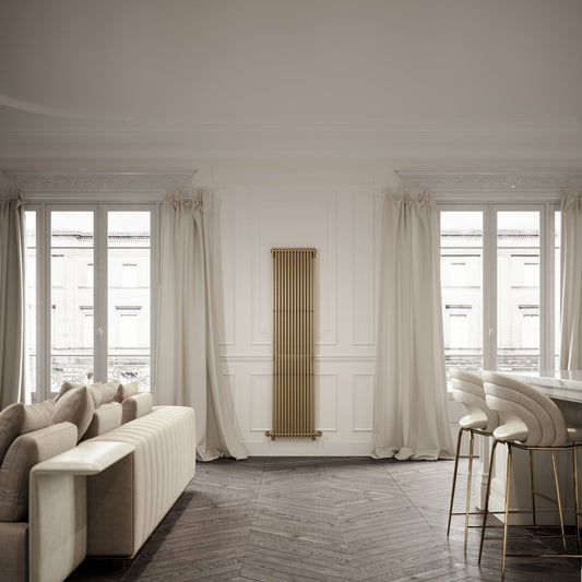 Shadow Brushed Gold Designer Radiator