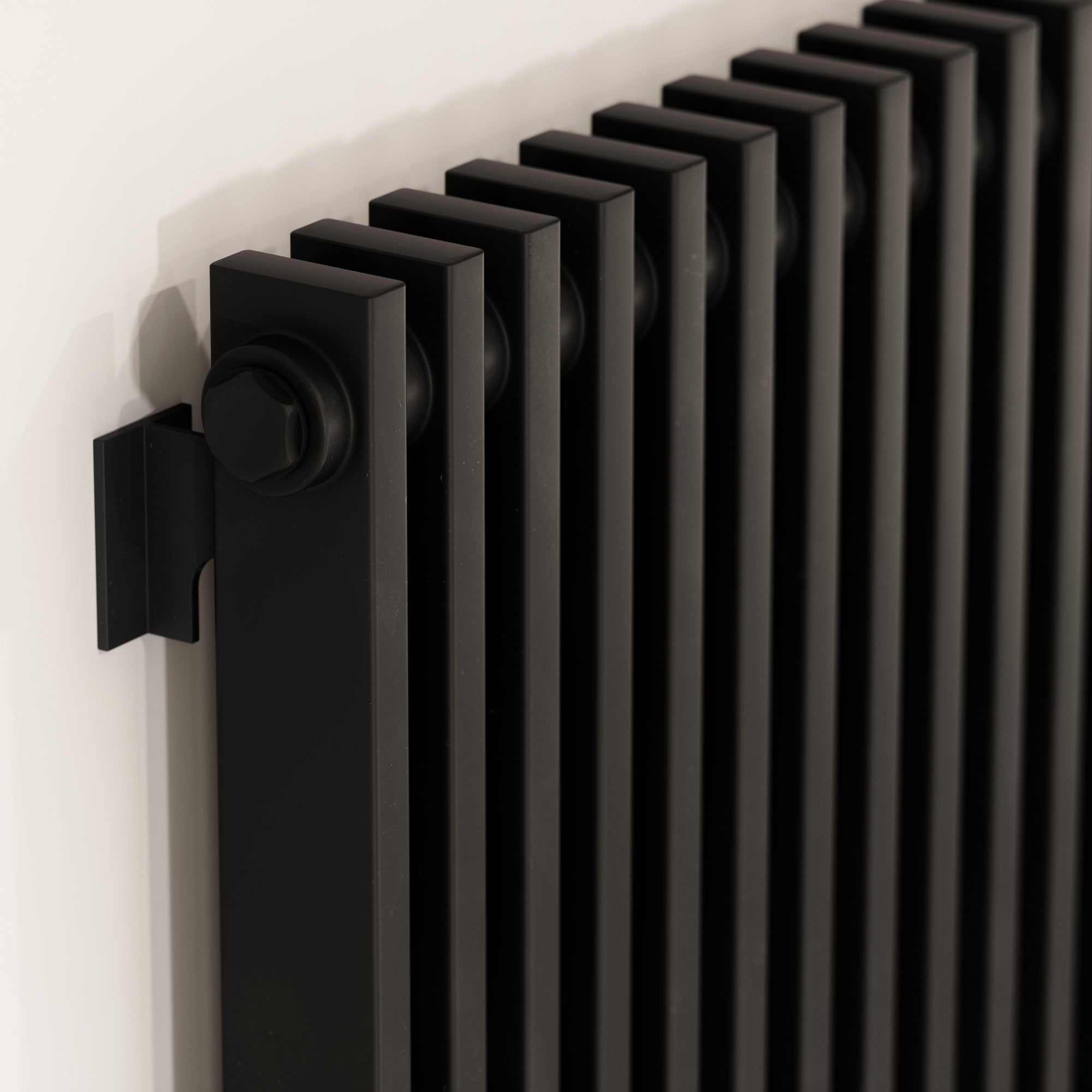 Shadow Matte Black Kitchen Designer Radiator - LUSSO
