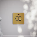 SlimTech Collection Brushed Gold 13A Fused Spur