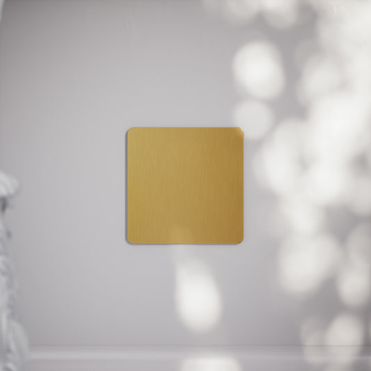 SlimTech Collection Brushed Gold Single Blank Plate
