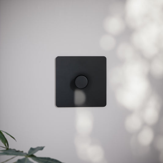 SlimTech Collection Matte Black 1 Gang 2 Way Dimmer Switch