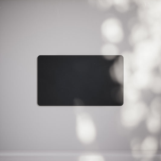 SlimTech Collection Matte Black Double Blank Plate