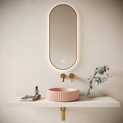 Solco Blush Concrete Countertop Basin 400mm