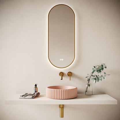 Solco Blush Concrete Countertop Basin 400mm