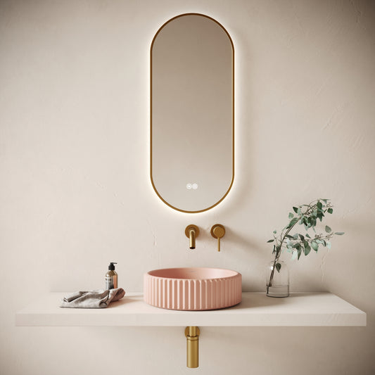 Solco Blush Concrete Countertop Basin 400mm