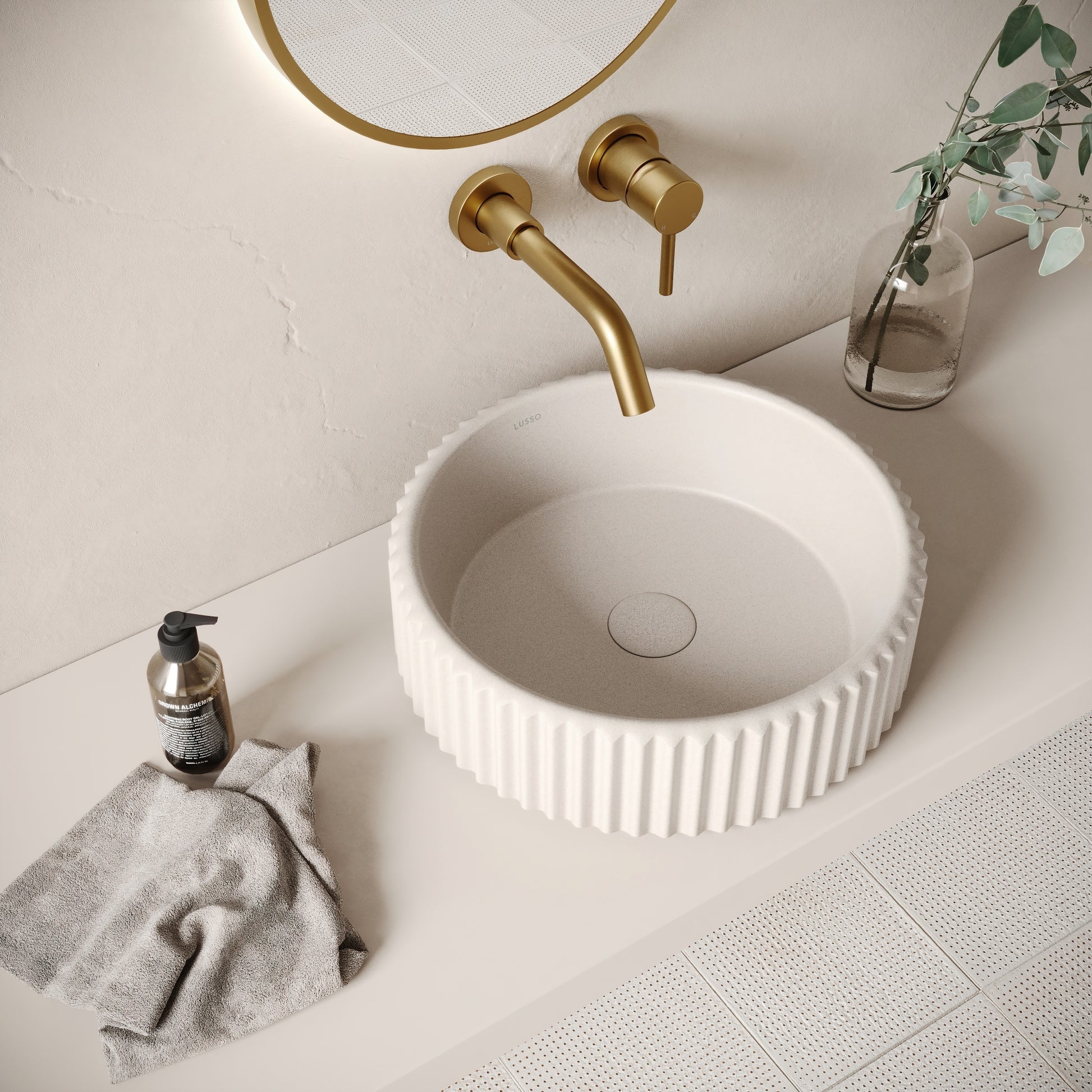Solco Shore Concrete Countertop Basin 400mm
