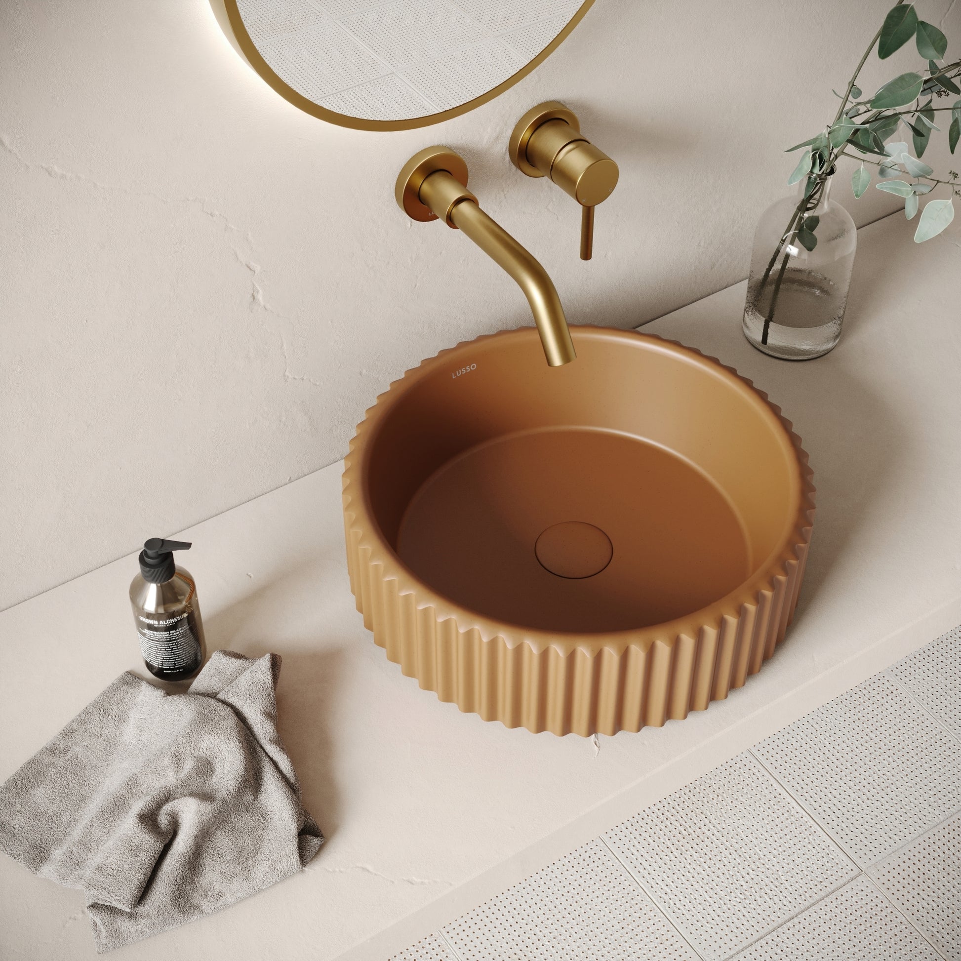 Solco Sienna Concrete Countertop Basin 400mm