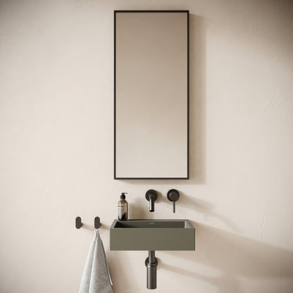 Sostanza Oyster Concrete Wall Hung Basin 400mm
