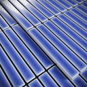 Stick Mosaic Azure Dream Blue Glazed Porcelain Wall Tile 282 x 294mm