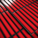 Stick Mosaic Ruby Spark Red Glazed Porcelain Wall Tile 282 x 294mm