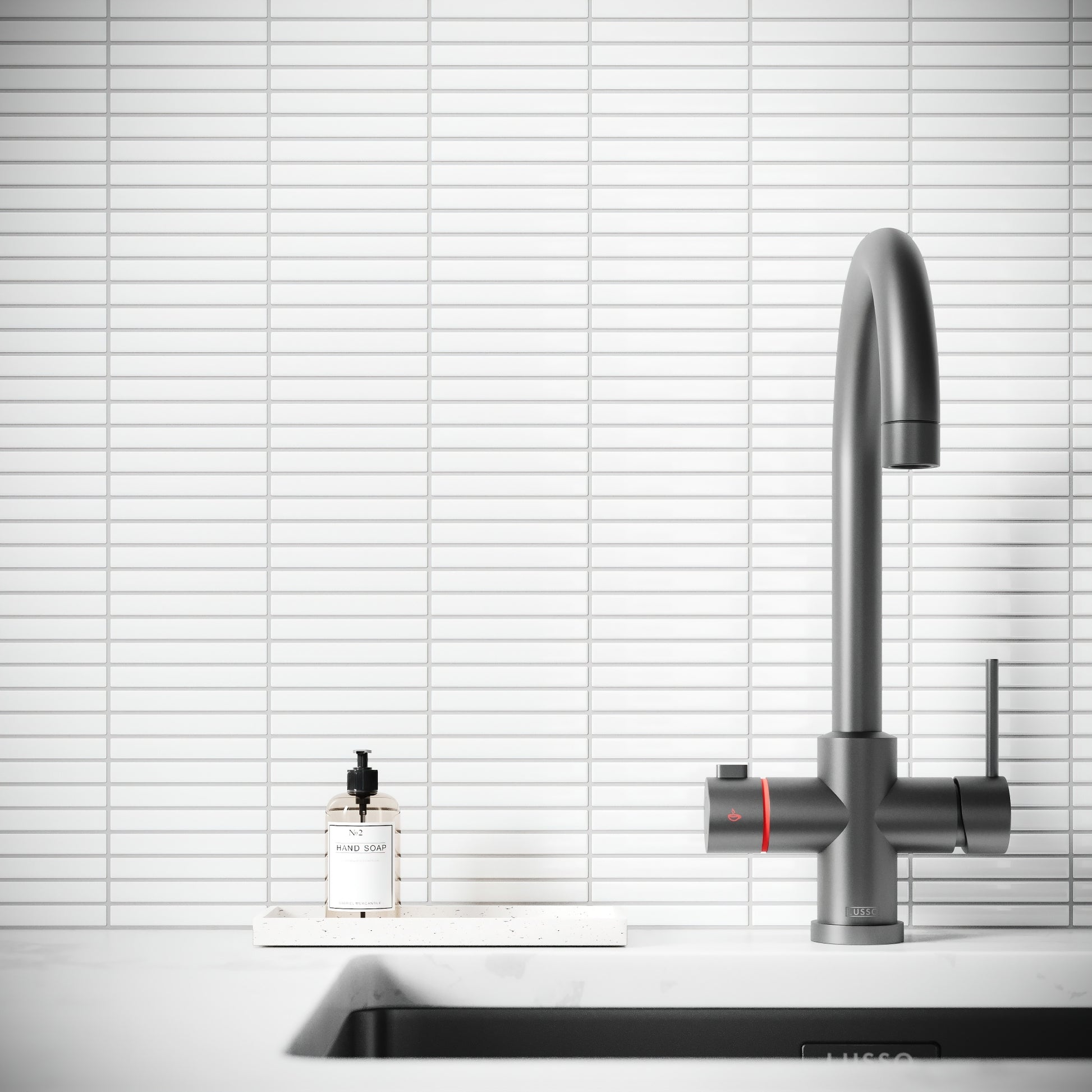 Stick Mosaic Snow Pearl White Glazed Porcelain Wall Tile