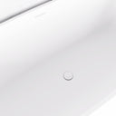 Stone Bath Waste Matte White