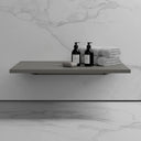 Stone Wall Hung Slimline Towel Shelf (660mm Wide - Clay)