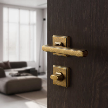 Surrey Aged Bronze WC Thumbturn with Latch