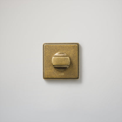 Surrey Aged Bronze WC Thumbturn with Latch