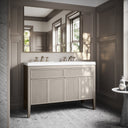 Tiffany Velvet Beige Wood Grain Double Vanity Unit 1200mm