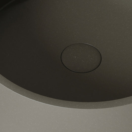 Tondo Oyster Concrete Countertop Basin 390mm