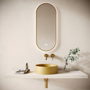 Tondo Saffron Concrete Countertop Basin 390mm