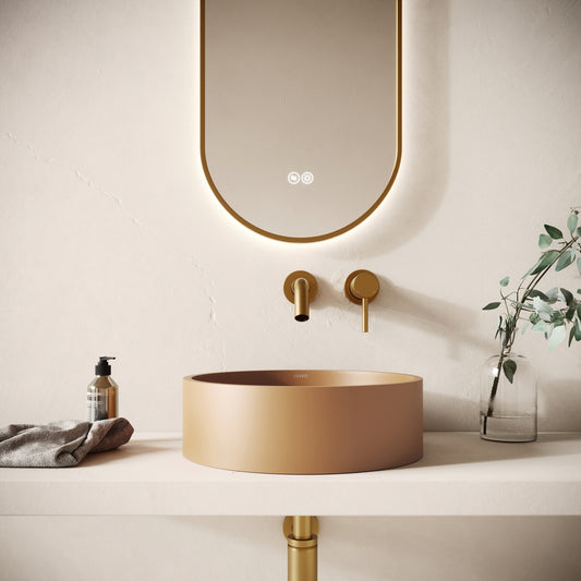 Tondo Sienna Concrete Countertop Basin 390mm