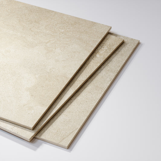 Torino Beige True Limestone Porcelain Tile 1200 x 600 mm