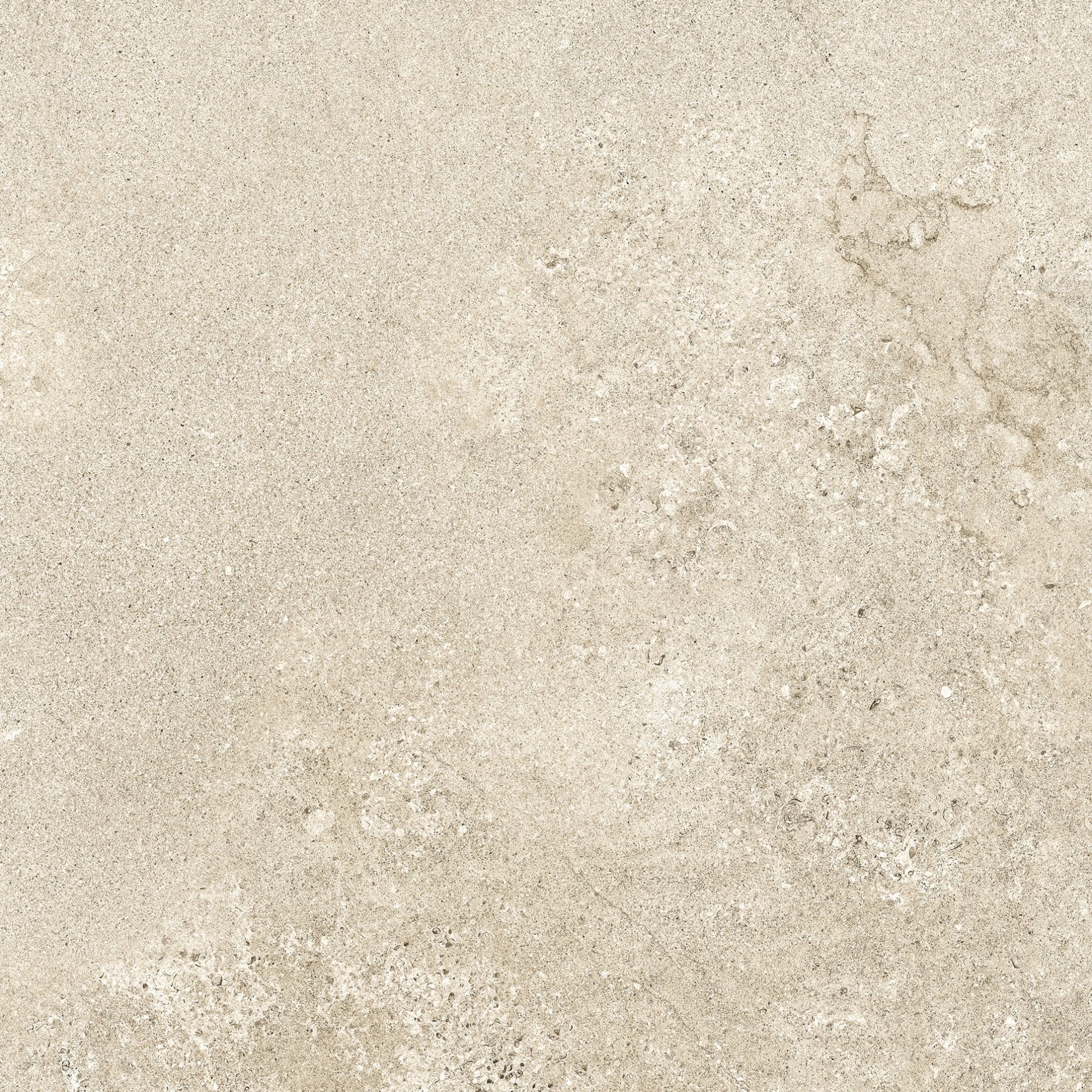 Torino Beige True Limestone Porcelain Wall or Floor Tile 600 x 600mm