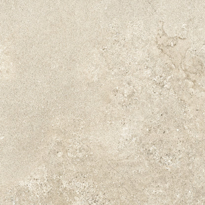 Torino Beige True Limestone Porcelain Wall or Floor Tile 600 x 600mm
