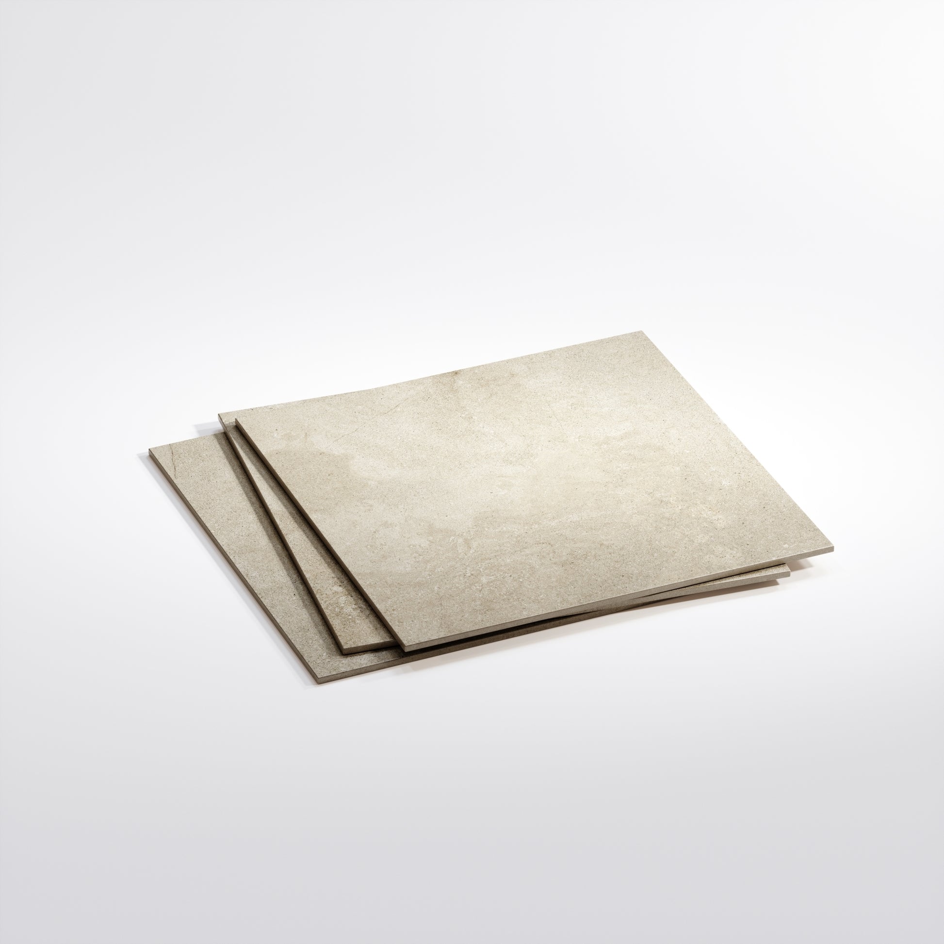 Torino Beige True Limestone Porcelain Wall or Floor Tile 600 x 600mm