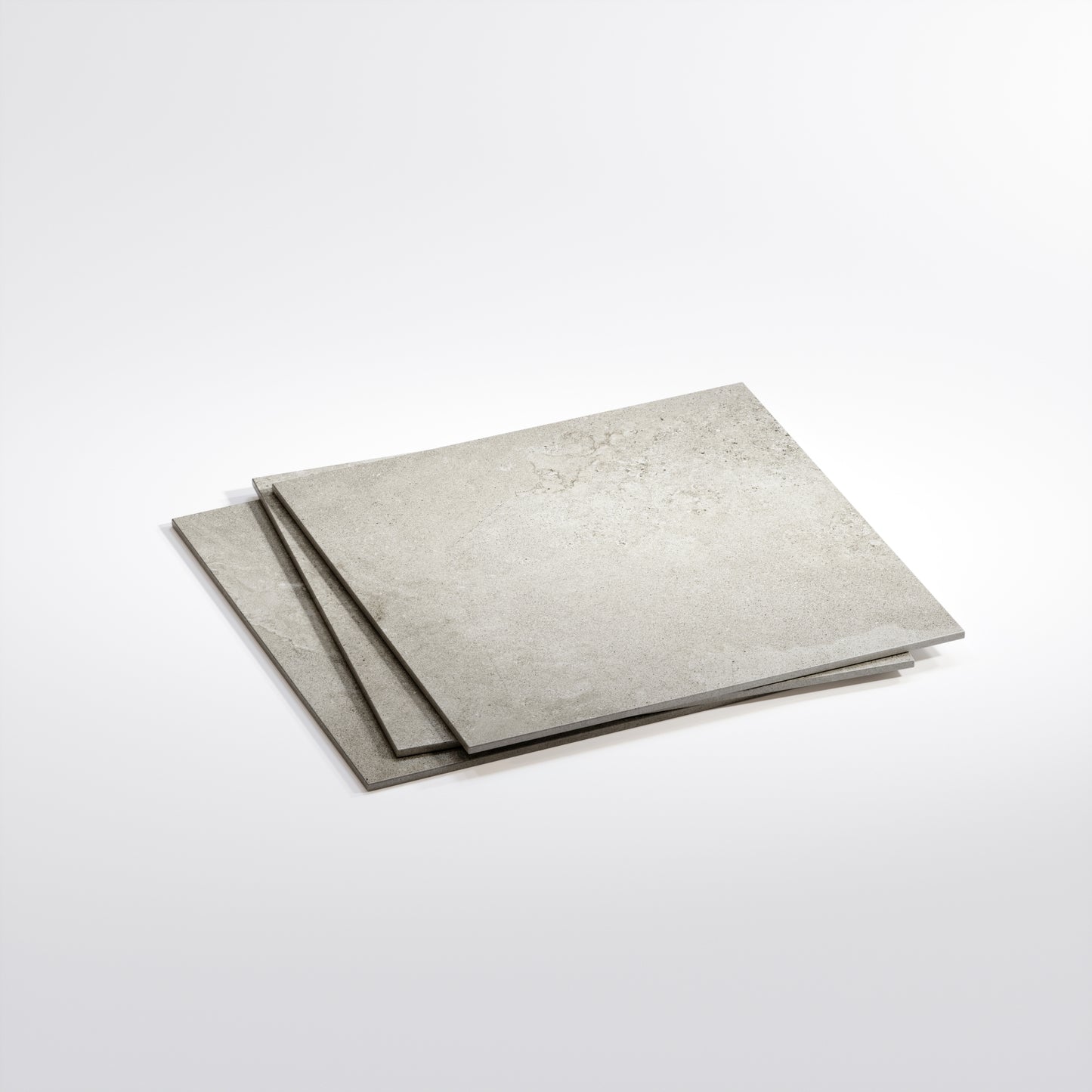 Torino Grigio True Limestone Porcelain Wall or Floor Tile 600 x 600mm