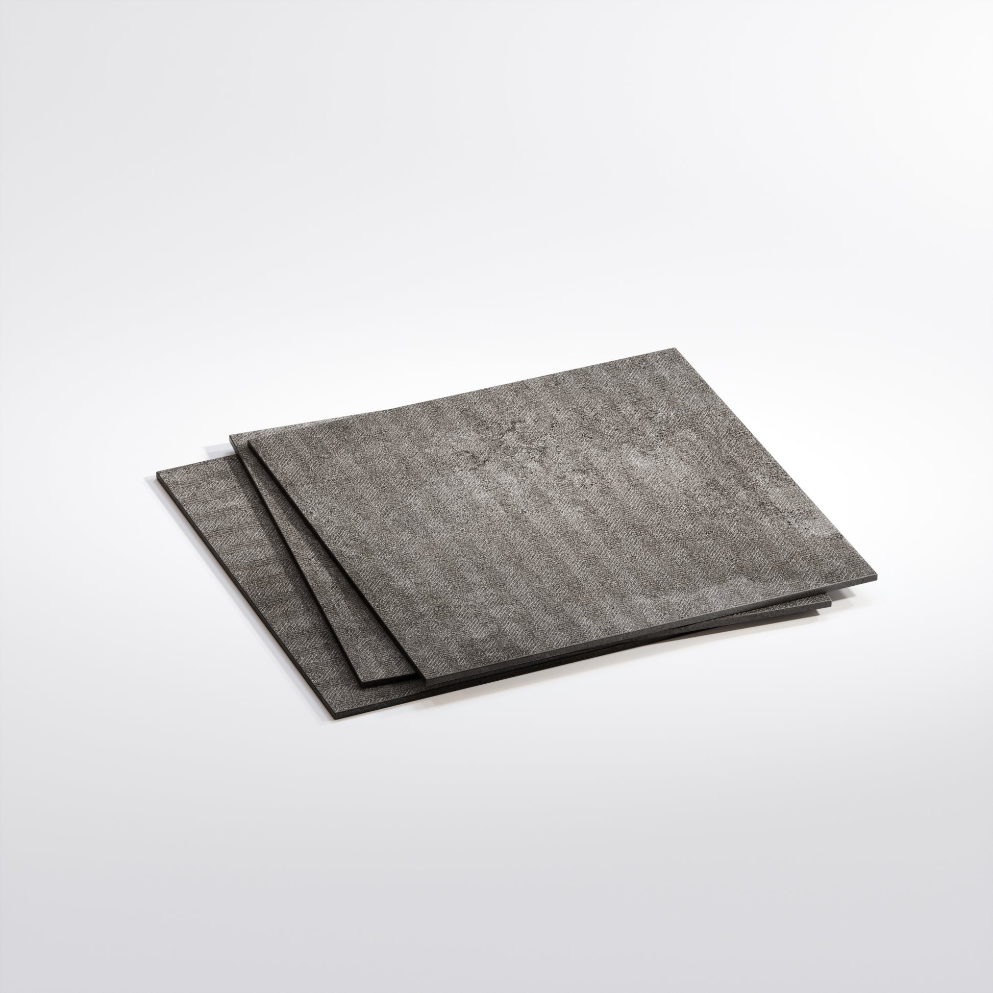 Torino Nero True Limestone Chevron Porcelain Wall or Floor Tile 600 x 600mm