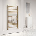 Tubo Brushed Gold Designer Radiator