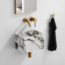 Tucci Arabescato Marble Wall Hung Basin 300mm