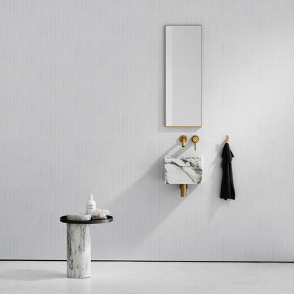 Tucci Arabescato Marble Wall Hung Basin 300mm