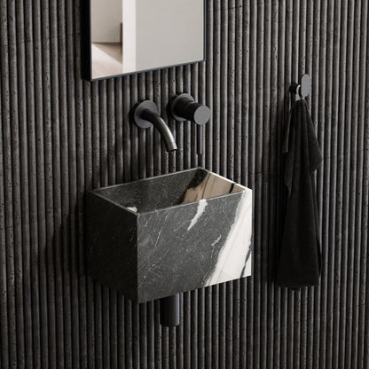 Tucci Panda Marble Wall Hung Basin 300mm