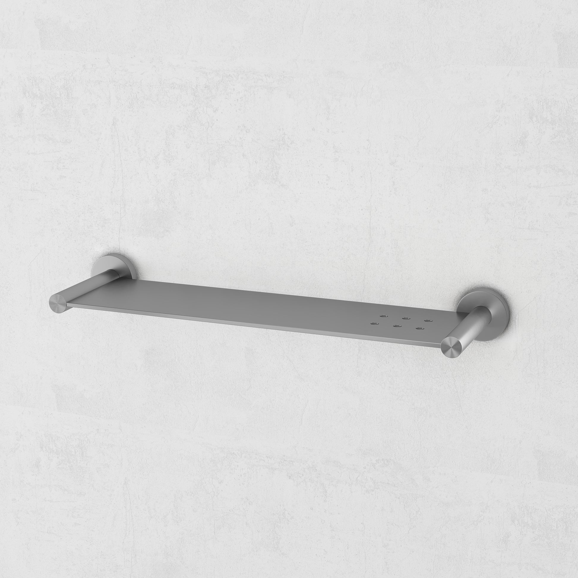 Urban Brushed Stainless Bathroom Organisers Shower Shelf