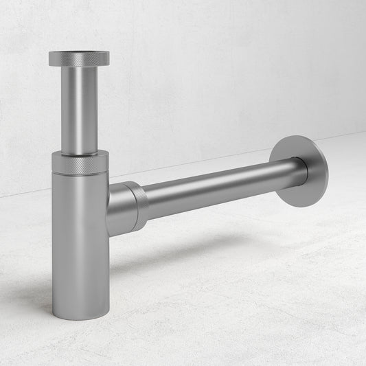 Urban Brushed Stainless Bottle Trap