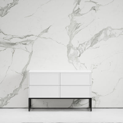 Vanita Matte White Freestanding Bathroom Vanity 1200mm