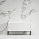 Vanita Matte White Freestanding Bathroom Vanity 1400mm