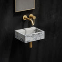 Vasel Arabescato Marble Wall Hung Basin 300mm