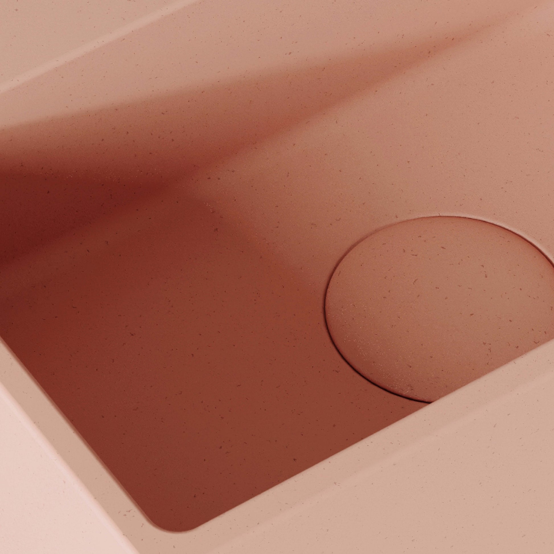 Vasel Blush Concrete Wall Hung Basin 300mm