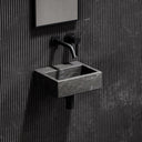 Vasel Pietra Grey Marble Wall Hung Basin 300mm
