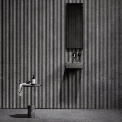 Vasel Pietra Grey Marble Wall Hung Basin 300mm