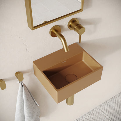 Vasel Sienna Concrete Wall Hung Basin 300mm