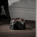 Vasoni Nero Marquina Marble Dog Bowl