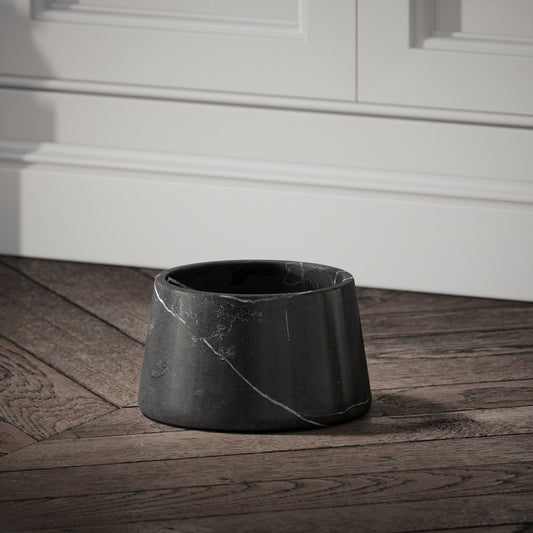 Vasoni Pietra Grey Marble Dog Bowl