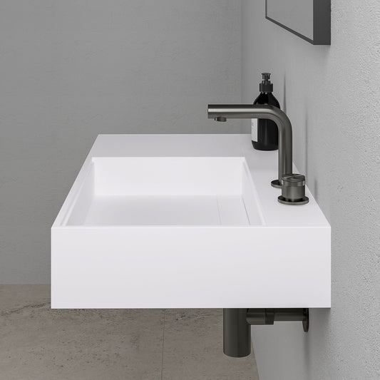 Veno Wall Hung Stone Basin 800mm