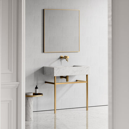 Vernante Carrara Marble Vanity Unit with 800mm