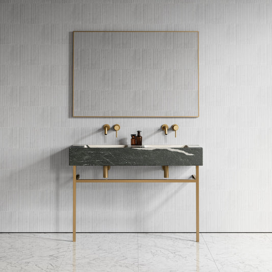 Vernante Panda Marble Vanity Unit 1200mm
