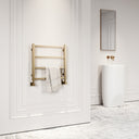 Vertigo Brushed Gold Designer Radiator 500mm