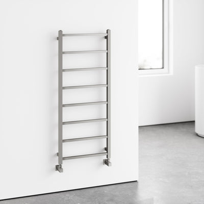 Vertigo Brushed Stainless Designer Towel Radiator 1200mm
