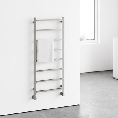 Vertigo Brushed Stainless Designer Towel Radiator 1200mm